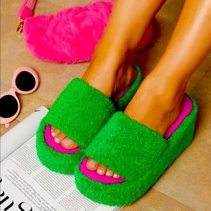 Platform wedge sandals